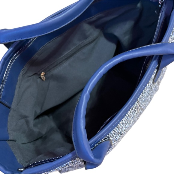 Chain Monogram Canvas Tote Bag / shoulder bag / handbag - Picture 3 of 7